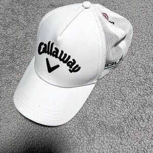 Callaway White Mesh Golf Hat
